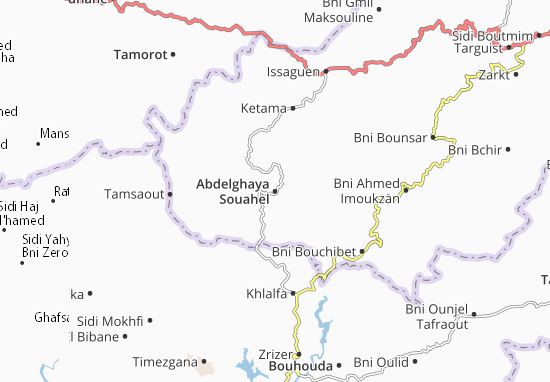 Karte Stadtplan Abdelghaya Souahel
