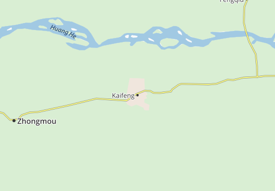 Mapa Kaifeng