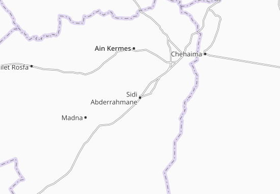 Carte-Plan Sidi Abderrahmane