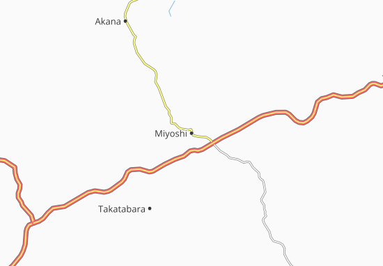 Karte Stadtplan Miyoshi