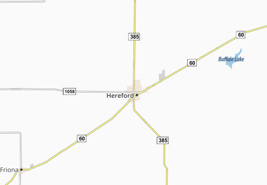 Karte Stadtplan Hereford