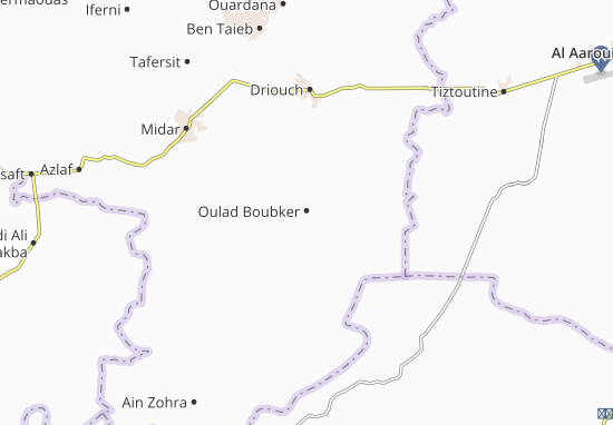 Mapa Oulad Boubker