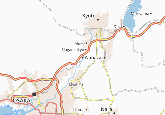 Karte Stadtplan Yamazaki