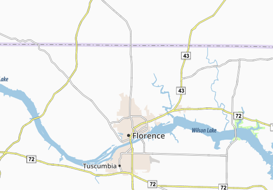 Kaart Plattegrond Jacksonburg