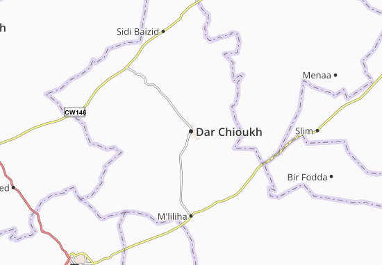 Carte-Plan Dar Chioukh