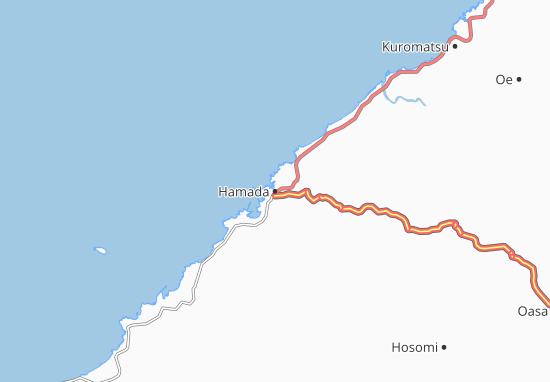 Karte Stadtplan Hamada