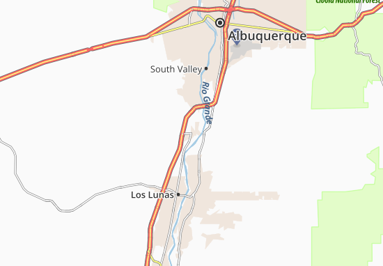 Carte-Plan Isleta Pueblo