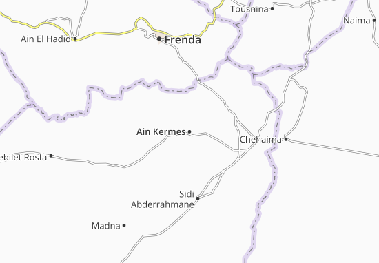 Mapa Ain Kermes