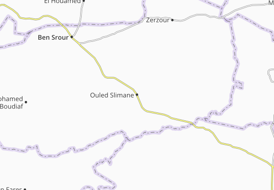Mapa Ouled Slimane