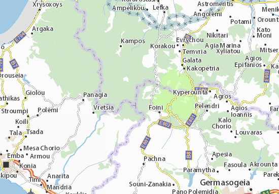 Mapa Kaminaria