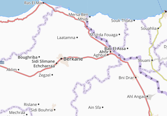 Mapa Ain Erreggada