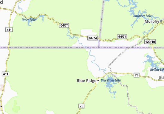 Mapa Pierceville