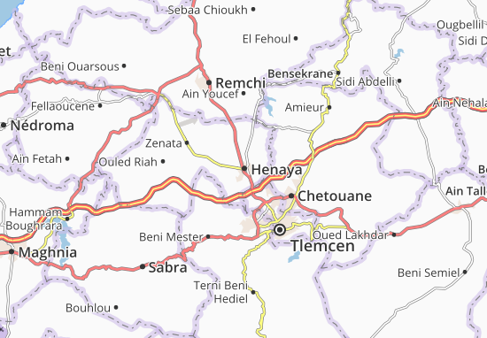 Karte Stadtplan Henaya