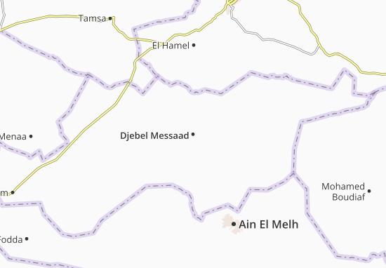 Mapa Djebel Messaad