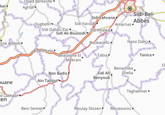 Bedradine El Mokrani Map
