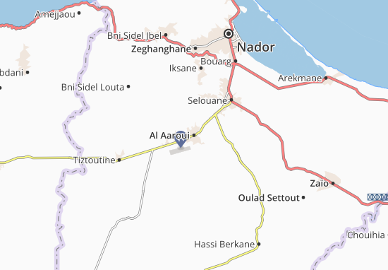 Karte Stadtplan Al Aaroui