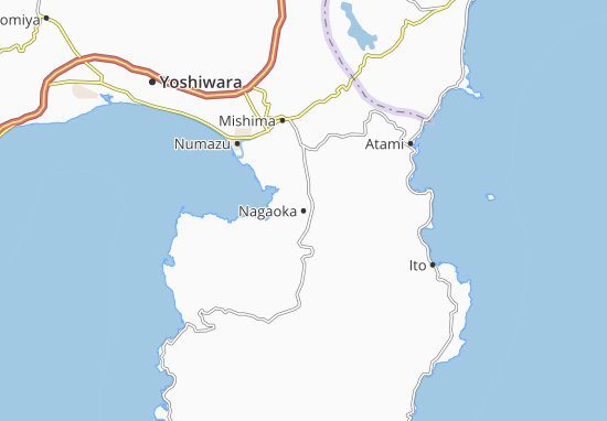 Mapa Nagaoka