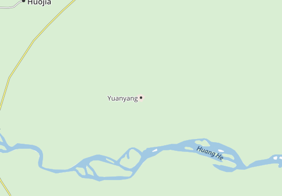 Kaart Plattegrond Yuanyang