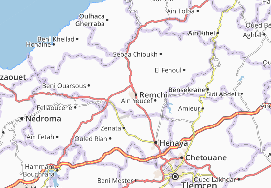 Karte Stadtplan Remchi
