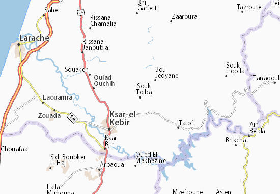 Souk Tolba Map