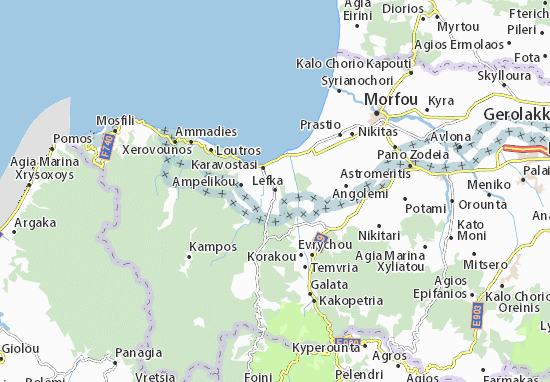 Karte Stadtplan Lefka