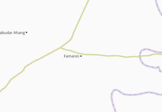 Mapa Famanin