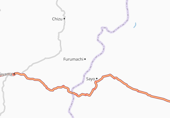 Karte Stadtplan Furumachi