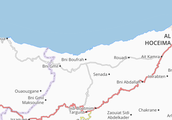 Kaart Plattegrond Bni Boufrah
