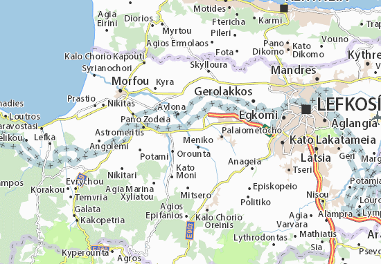 Karte Stadtplan Akaki