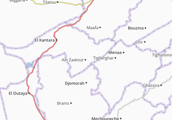 Mapa Ain Zaatout