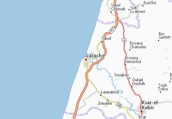 Mapa Larache