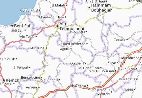 Kaart Plattegrond Aghlal
