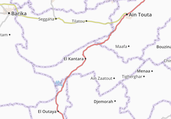 Mapa El Kantara