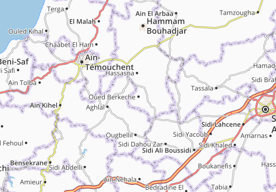 Mapa Oued Berkeche