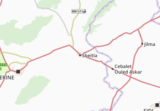 Mapa Sbeïtla