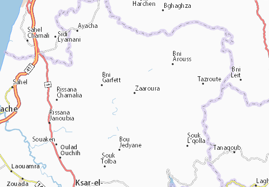 Mapa Zaaroura