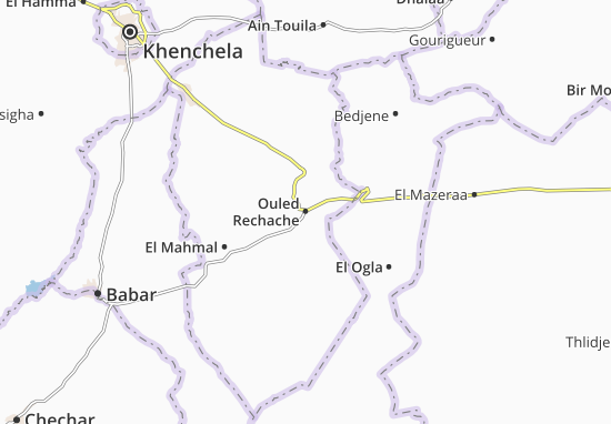 Ouled Rechache Map
