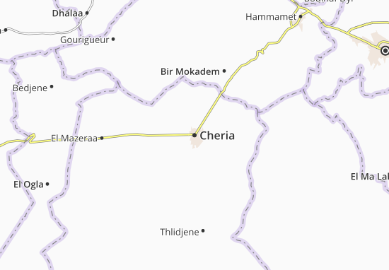 Kaart Plattegrond Cheria