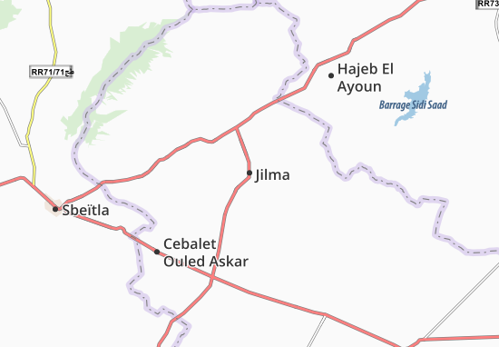 Mapa Jilma