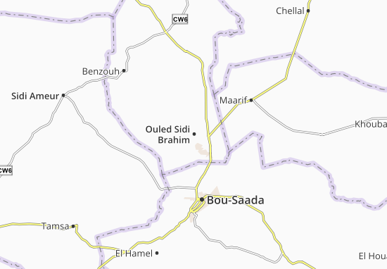 Mapa Ouled Sidi Brahim