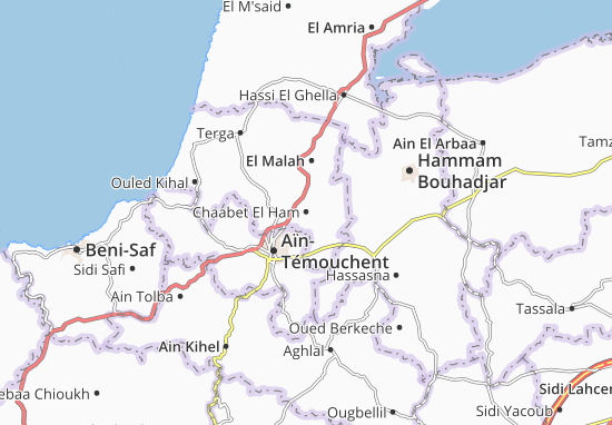 Mapa Chaabet El Ham