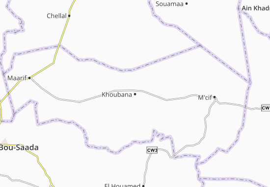 Mapa Khoubana