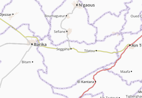 Mapa Seggana