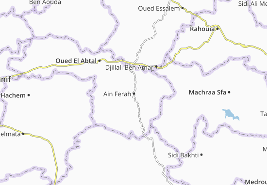 Karte Stadtplan Ain Ferah