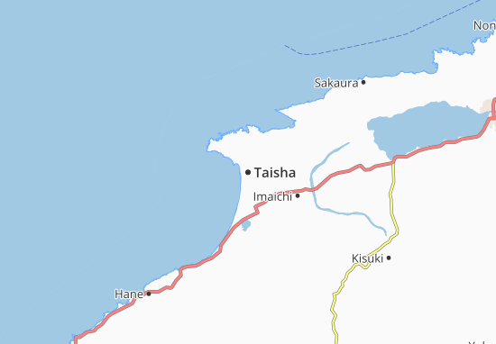 Karte Stadtplan Taisha