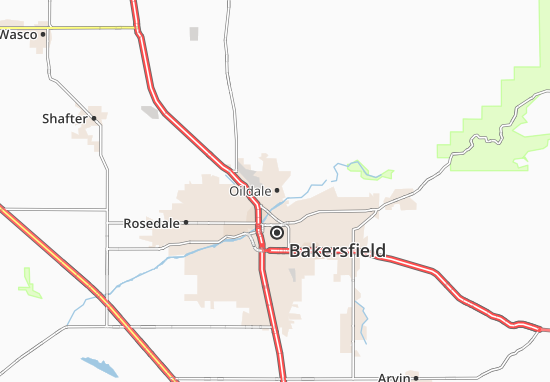 Mapa Oildale