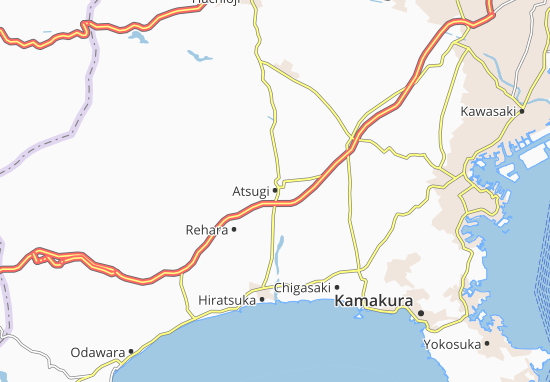 Mapa Atsugi
