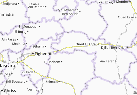 Karte Stadtplan Sidi Abdeldjabar