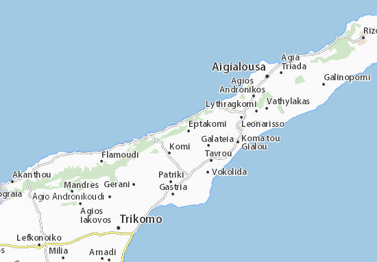 Kaart Plattegrond Eptakomi