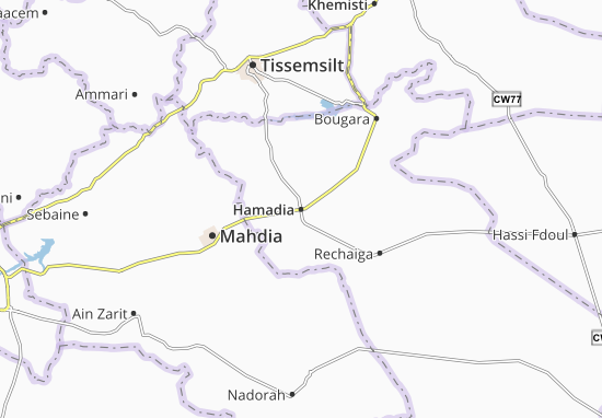 Mapa Hamadia